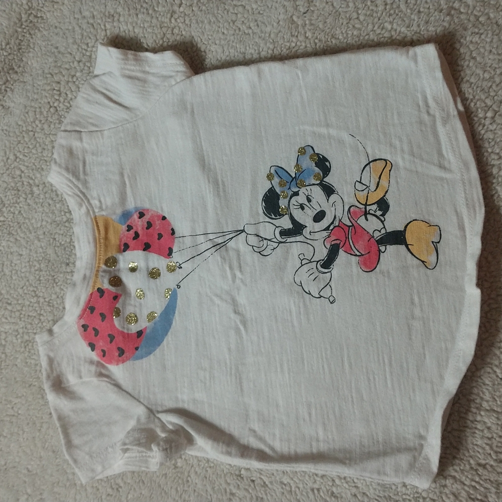 2/$15 Minnie Mouse Baby Girl T-shirt Size 12 Months